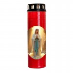 Nagrobna sveča Premium oljna S5 z motivom Marije 02